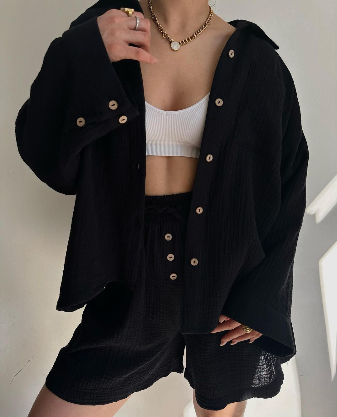 Brigette - Effortlessly Chic Two-Piece Ensemble