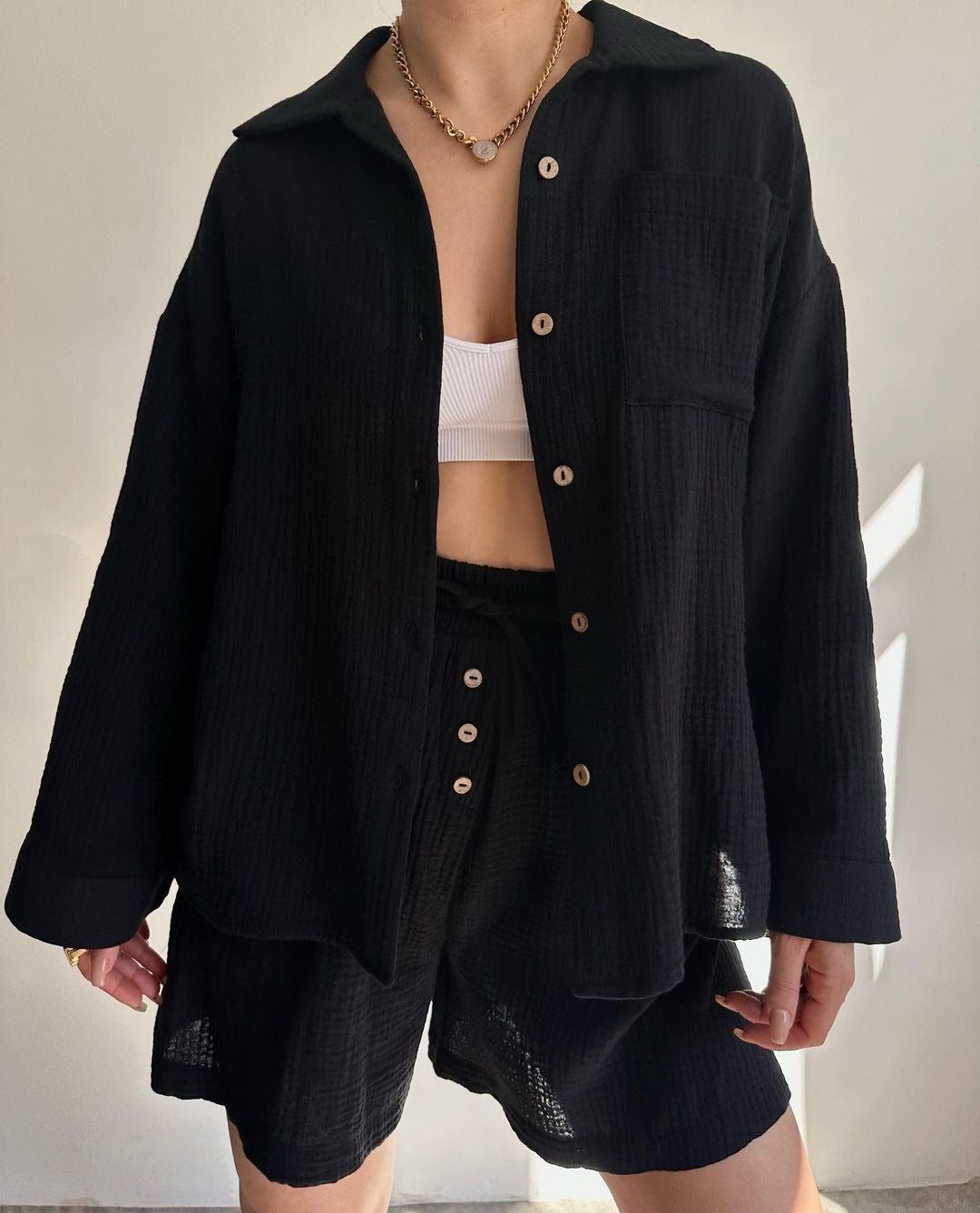 Brigette - Effortlessly Chic Two-Piece Ensemble