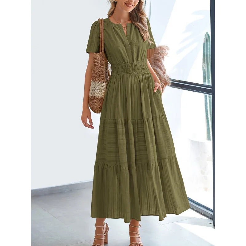 NATALIE - ELEGANT BELLY COVERING DRESS
