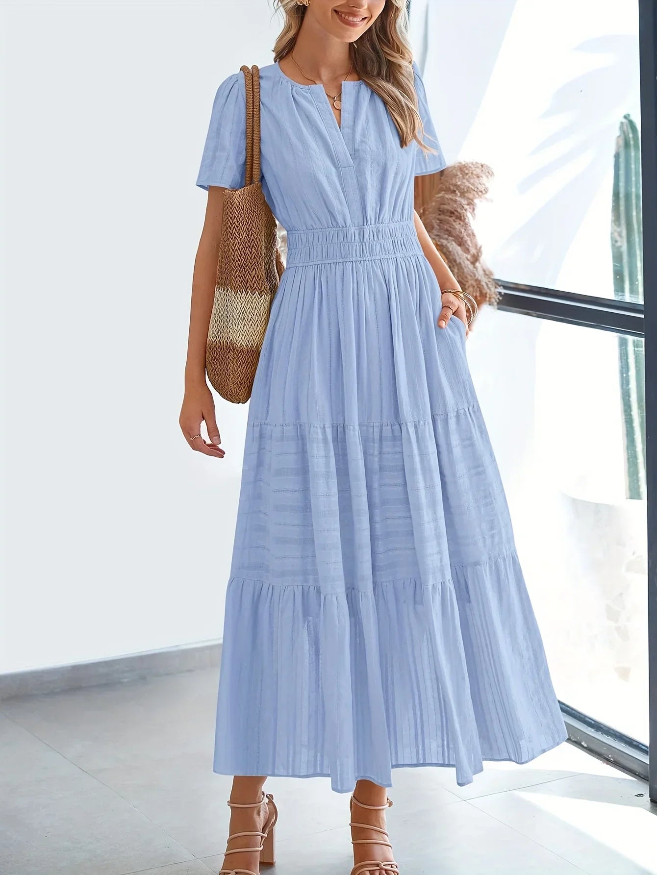 NATALIE - ELEGANT BELLY COVERING DRESS