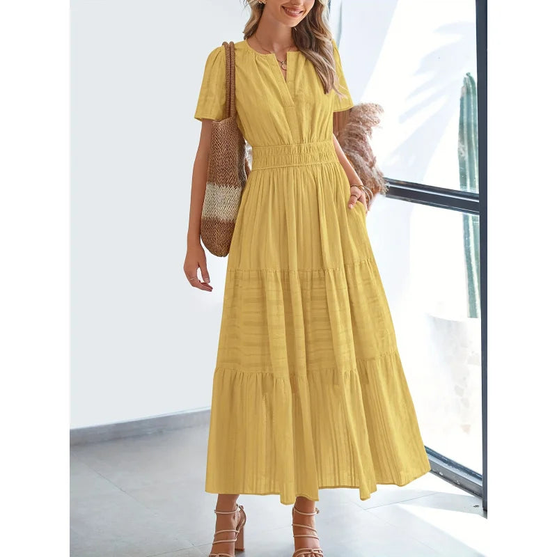 NATALIE - ELEGANT BELLY COVERING DRESS