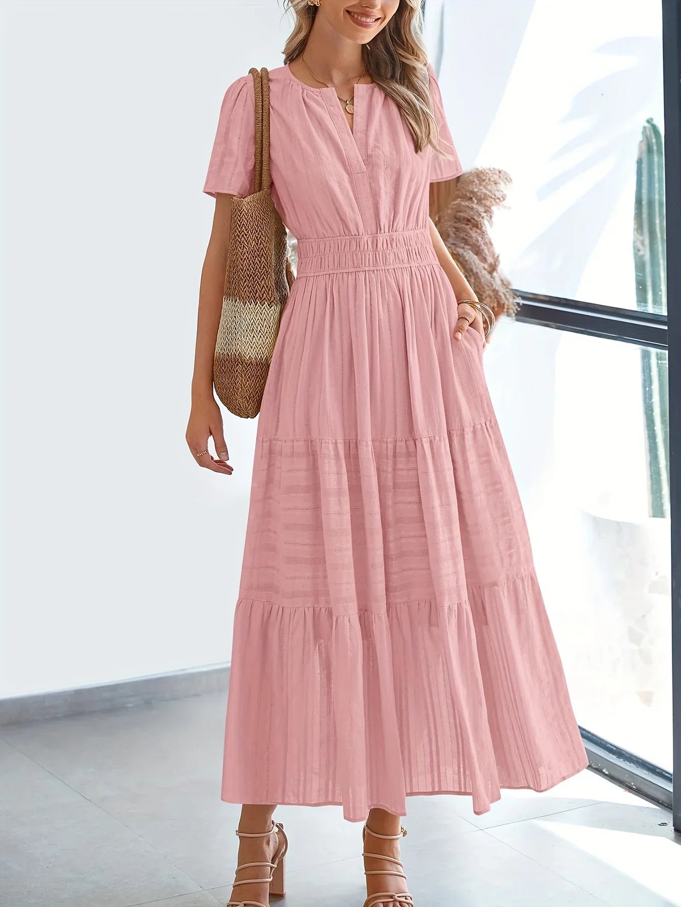 NATALIE - ELEGANT BELLY COVERING DRESS