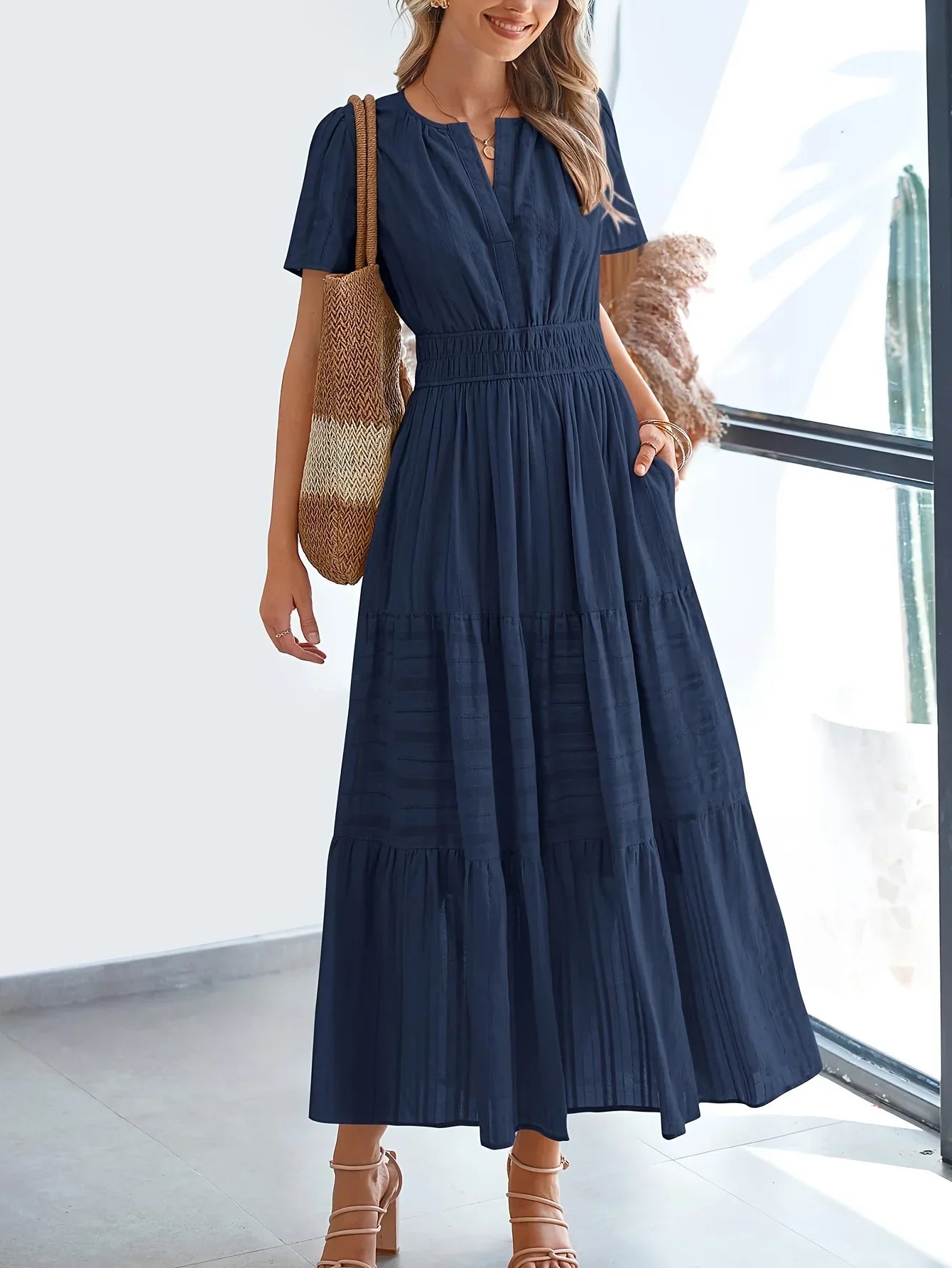 NATALIE - ELEGANT BELLY COVERING DRESS