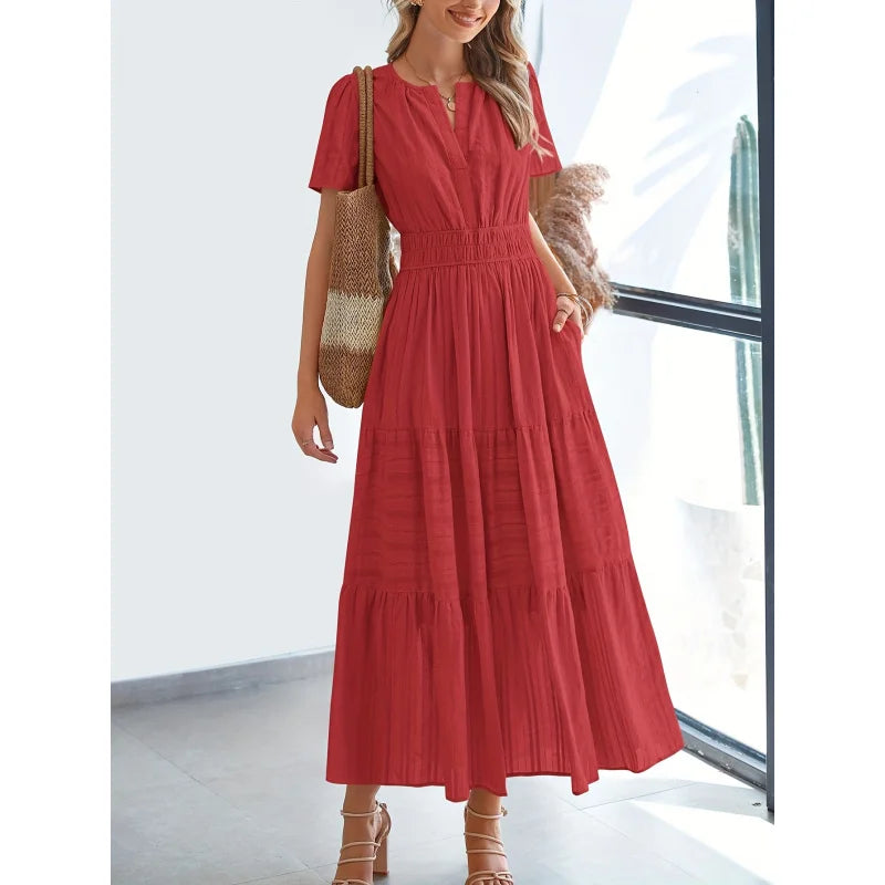 NATALIE - ELEGANT BELLY COVERING DRESS