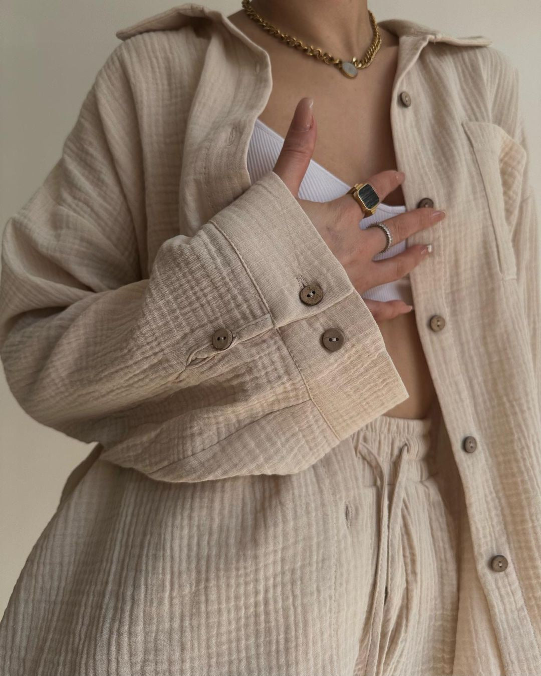 Brigette - Effortlessly Chic Two-Piece Ensemble