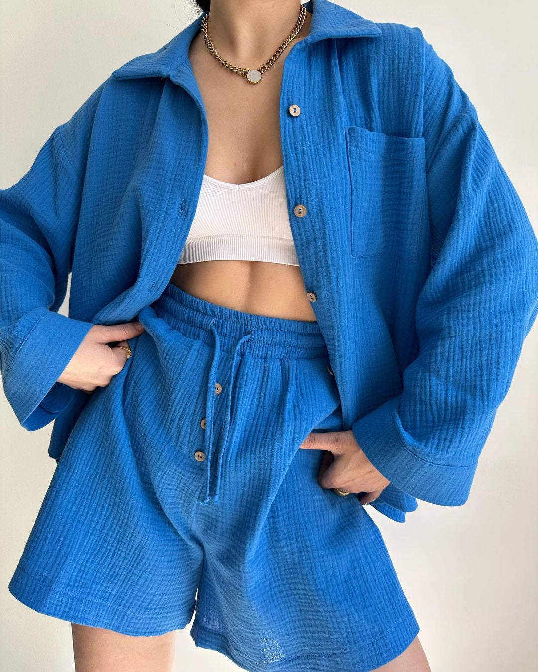 Brigette - Effortlessly Chic Two-Piece Ensemble